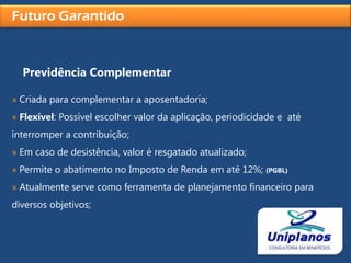 Futuro Garantido1 – Meta: Estudo dos Filhos2 – Análise dos Obstáculos3 – Escolha da Estratégia