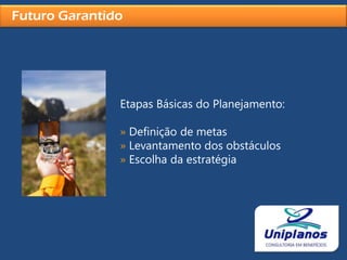 Futuro GarantidoEtapas Básicas do Planejamento: Definição de metas