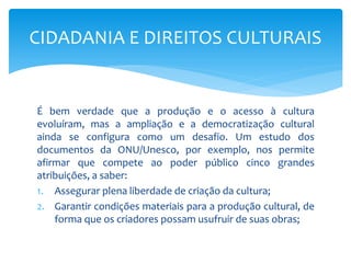 Apresentação do Eixo III na III Conferência Municipal da Cultura de Altaneira