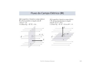 Prof. Dr. Giuliano Estevam 109
Fluxo do Campo Elétrico ()
 