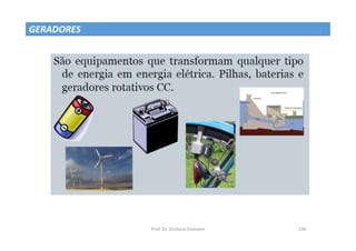 Prof. Dr. Giuliano Estevam 196
GERADORES
 