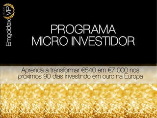 Apresentação Emgoldex VIP - www.emgoldexvip.com.br