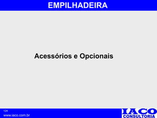 124
www.iaco.com.br
EMPILHADEIRA
Acessórios e Opcionais
 