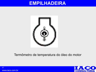 47
www.iaco.com.br
EMPILHADEIRA
Termômetro de temperatura do óleo do motor
 