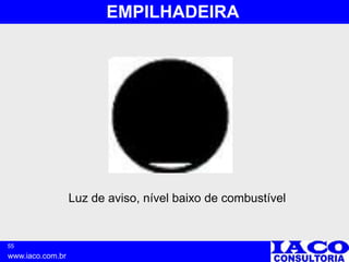 55
www.iaco.com.br
EMPILHADEIRA
Luz de aviso, nível baixo de combustível
 