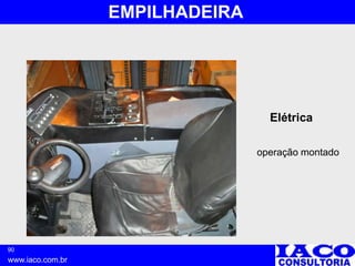 90
www.iaco.com.br
EMPILHADEIRA
operação montado
Elétrica
 