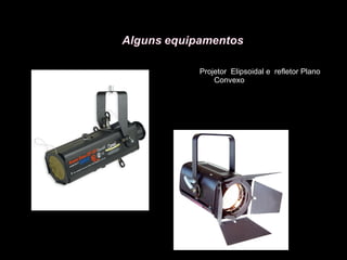 Projetor Elipsoidal e refletor Plano
Convexo
 