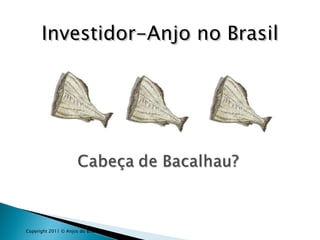 Copyright 2011 © Anjos do Brasil Investidor-Anjo no Brasil 