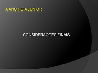 CONSIDERAÇÕES FINAIS
 