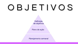 O B J E T I V O S
O B J E T I V O S
 
