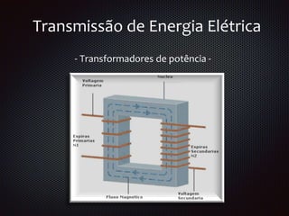 Transmissão de Energia Elétrica
- Transformadores de potência -
 