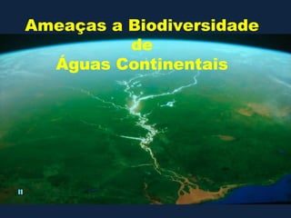 Ameaças a Biodiversidade
          de
  Águas Continentais
 