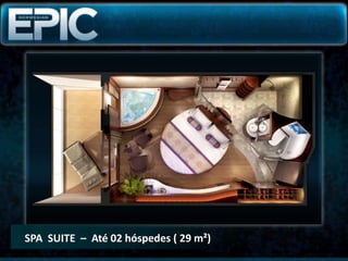 Cabines Spa : Relaxe em sua cabine com acesso ao Spa Mandara.