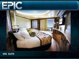 Cabines NewWave: As únicas com paredes curvas em um navio.