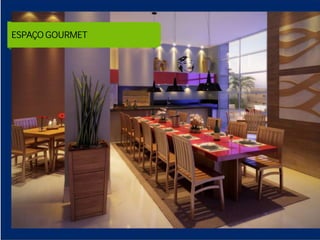 LIVING APARTAMENTO 65M²
ESPAÇO GOURMET
 
