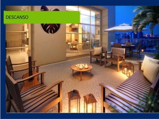 LIVING APARTAMENTO 65M²
DESCANSO
 