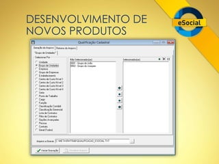 DESENVOLVIMENTO DE 
NOVOS PRODUTOS 
 