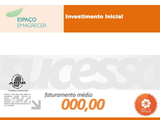 Investimento Inicial




     É PROIBIDA A REPRODUÇÃO
Nenhuma parte desta obra poderá ser
reproduzida, copiada, transcrita ou
mesmo       transmitida     por    meios
eletrônicos ou gravações sem a
permissão, por escrito, do editor. Os
infratores serão punidos de acordo com a
Lei n° 9.610/98.
 