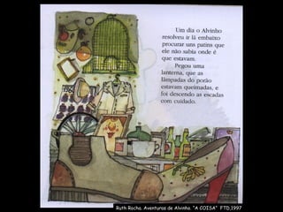 Ruth Rocha. Aventuras de Alvinho. “A COISA”  FTD,1997 