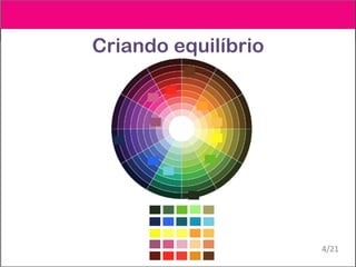 Criando equilíbrio
4/21
 