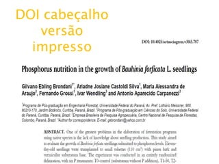 Alguns Critérios WoS/Scopus