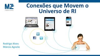Conexões que Movem o
                    Universo de RI




Rodrigo Alves
Márcio Agnelo
 