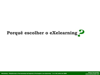 Porquê escolher o eXelearning ? 
