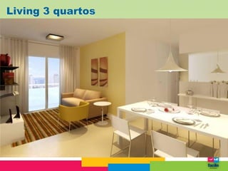 Living 3 quartos
 