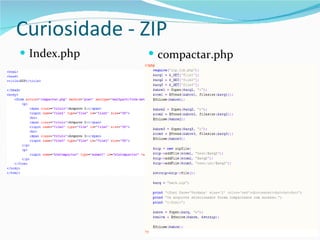 Curiosidade - ZIP Index.php compactar.php 