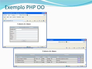Exemplo PHP OO 