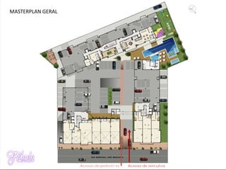 Acesso de veículosAcesso de pedestres
MASTERPLAN GERAL
 