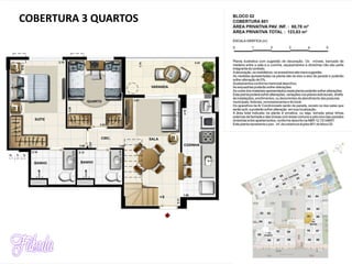 COBERTURA 3 QUARTOS
 