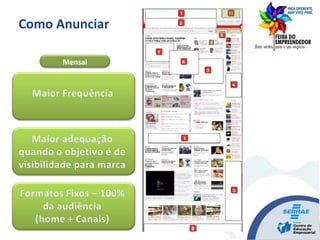 Como Anunciar
Mensal
 