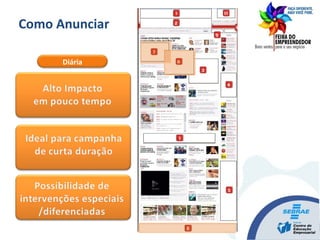 Como Anunciar
Diária
 