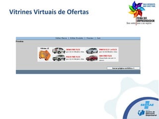 Vitrines Virtuais de Ofertas
 