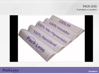 PACK LESS
O produto e o projeto

 