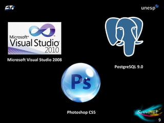 9 Microsoft Visual Studio 2008 PostgreSQL 9.0 Photoshop CS5 