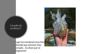 Coração do
professor?
Logo me mandaram essa foto
dizendo que acharam meu
coração... Eu disse que se
enganaram
 