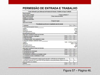 Figura 57 – Página 46.
PERMISSÃO DE ENTRADA E TRABALHO
 