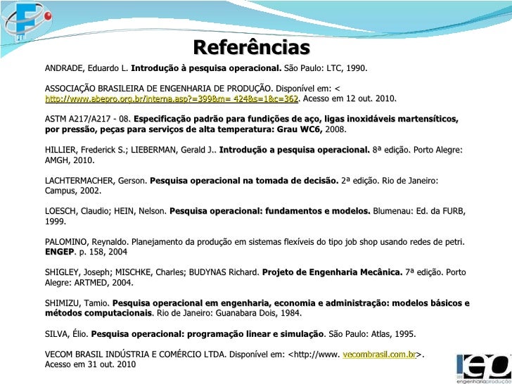 Exemplo De Referência De Pessoa Que Fez Figura No Tcc