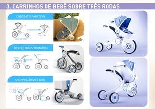 3. CARRINHOS DE BEBÊ SOBRE TRÊS RODAS

 