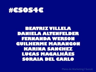 Plano de Marketing l Suzuki
 