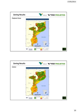 17/05/2013
20
Elephant Grass
Zoning Results
Cotton
Zoning Results
 