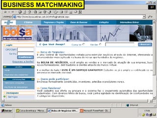 BUSINESS MATCHMAKING 