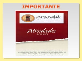 Apresentação formação