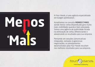 Apresentação four hands publicidade