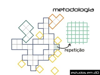 metodologia




    estudos em 2D
 