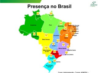Presença no Brasil
 