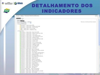 DETALHAMENTO DOS INDICADORES 