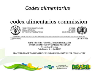 Codex alimentarius
 